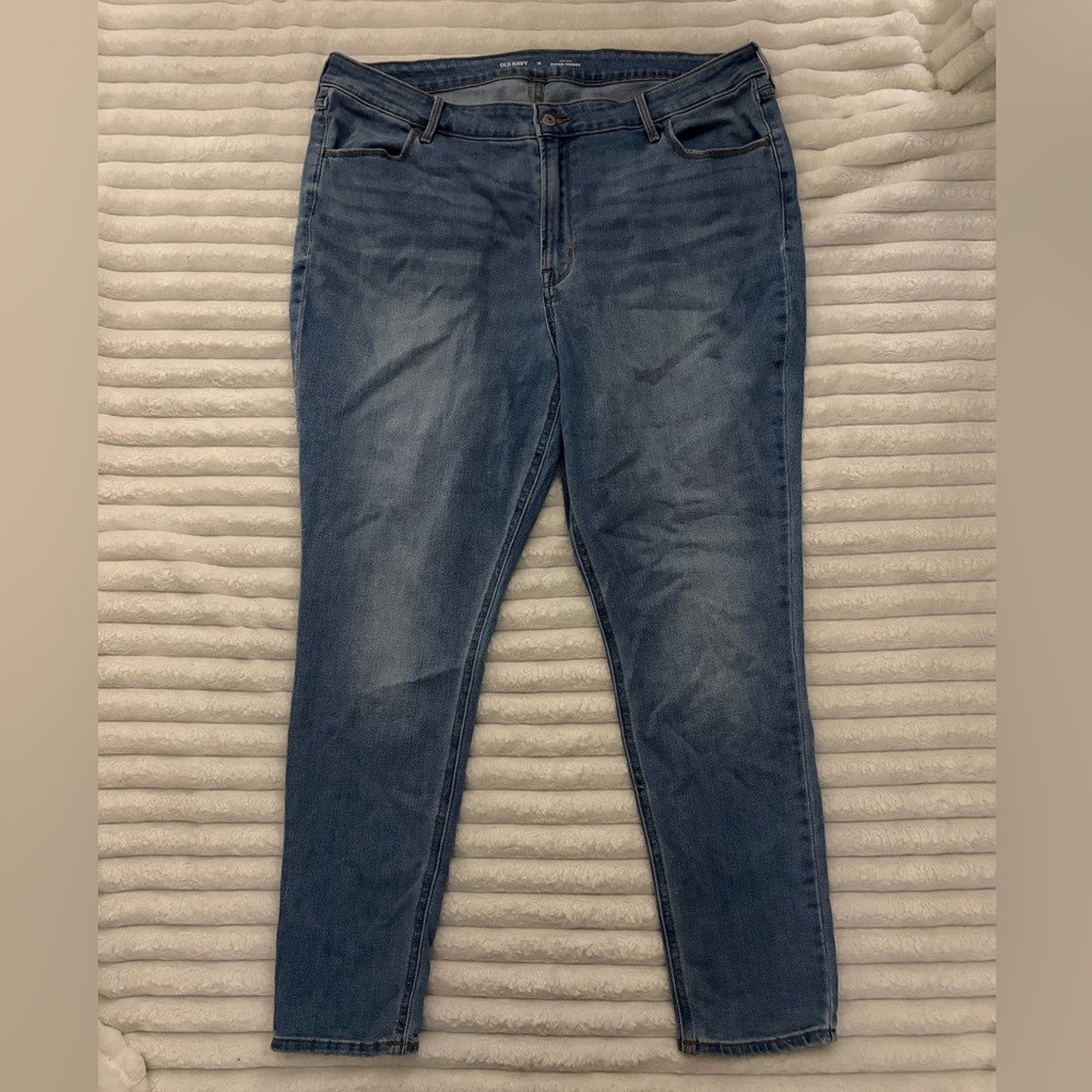 Old Navy Women's High Rise Skinny Jeans in Blue